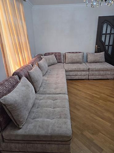 transformer divan: Künc divan, İşlənmiş, Bazalı, Parça — 2