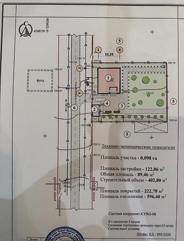 4: Продается дом в селе Арчалы. Площадь участка 10 сот, дом 89кв — 9