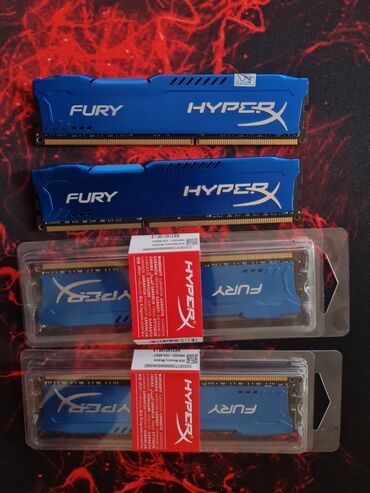 оперативная память скупка: Оперативдик эс-тутум, Жаңы, HyperX, 8 ГБ, DDR3, 18331600 МГц, ПК үчүн