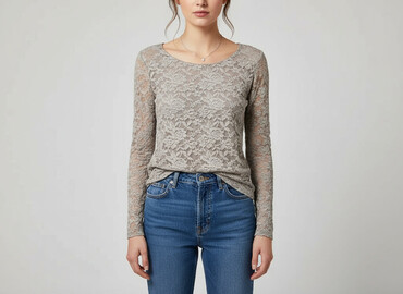 bluzki w serek plus size: Bluzka damska, rozmiar S
