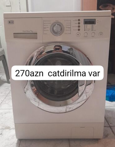 2 el paltaryuyan: Paltaryuyan maşın LG, 7 kq, İşlənmiş, Avtomat, Ödənişli çatdırılma