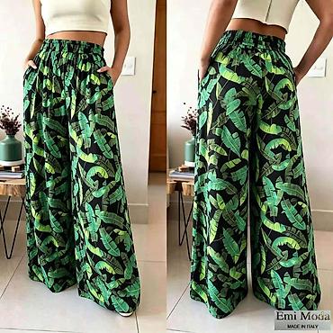 second hand ruma: Pantalone za punije – širokog kroja sa elastičnim pojasom i džepovima — 3