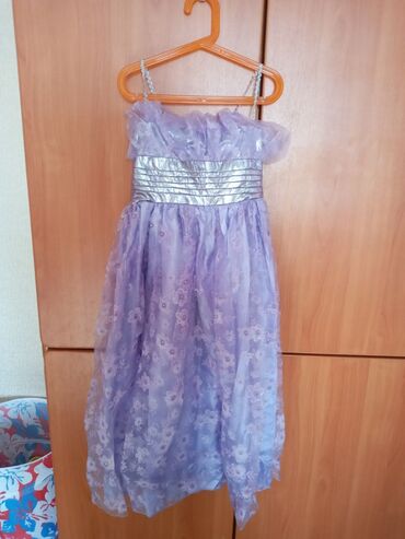платья италия: Детское платье, цвет - Фиолетовый, Б/у
