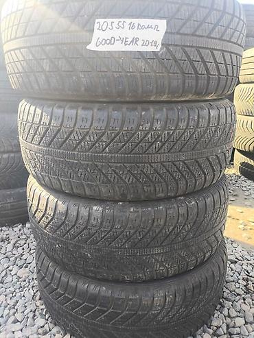 goodyear шины: Шины 205 / 55 / R 16, Всесезонная, Б/у, Комплект, Легковые, GoodYear — 1