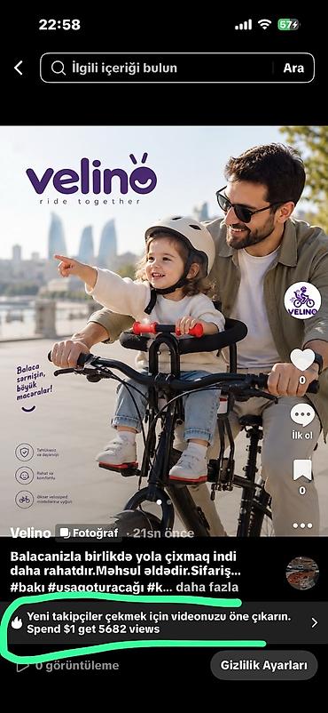 volta vs2: 🚲 Uşağınızla velosiped sürmək indi daha rahat və təhlükəsiz! 👶💙 — 2