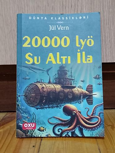 tibbi avadanlıqlar satışı: Kitab – “20000 Lyo Su Alti İlə” (Dünya Klassikləri seriyası) Müəllif — 1