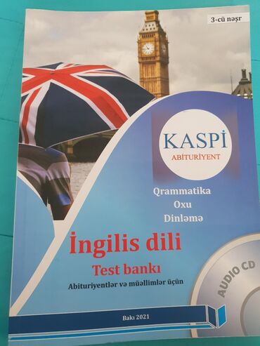kaspi mektebeqeder hazirliq kitablari pdf: Kaspi ingilis dili test banki