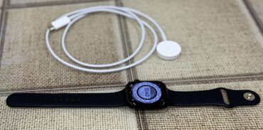 Smart saatlar: İşlənmiş, Smart saat, Apple, Аnti-lost, rəng - Qara