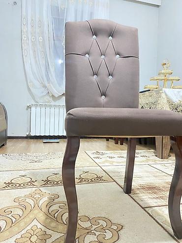 restoran aksesuarları: Yemək otağı üçün zərif stul - Rəng: qəhvəyi (isti ton) - Material — 2