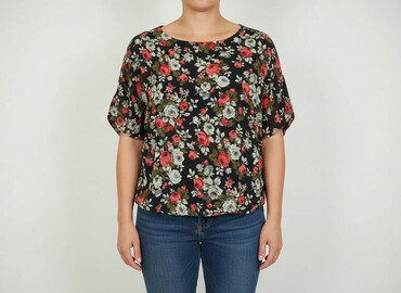 bluzki plus size eleganckie: Bluzka damska, rozmiar 2XL