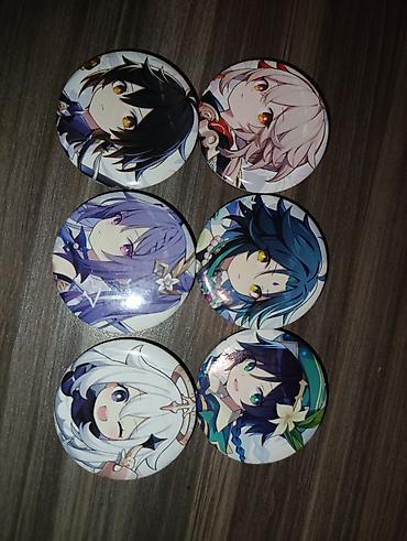 Bijuteriya: Anime temalı nişan/başmaq kolleksiyası Məhsul təsviri: - 6 ədəd — 1