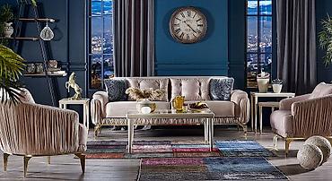 kişi salonu mebeli: Qonaq otağı üçün zərif mebel dəsti Kilim mebelden alınıb.Cox ideal — 2