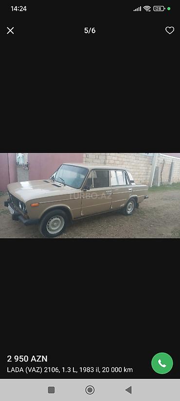 30 kuza: VAZ (LADA) 2106: 1.3 l | 1983 il 20000 km Sedan — 2