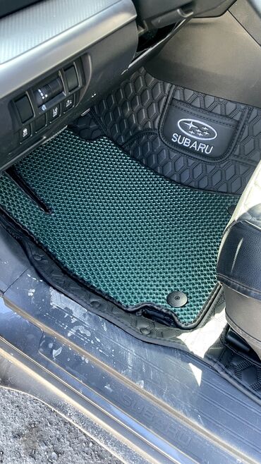 Полики: 5D Экокожа Полики Для салона Subaru, цвет - Синий, Новый, Самовывоз, Платная доставка — 9