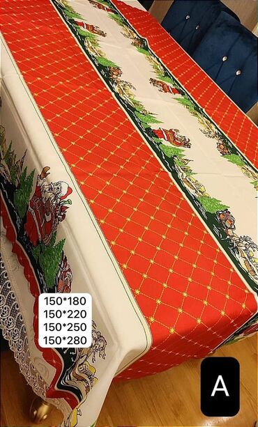 Süfrələr: Yeni il temalı süfrələr - Naqışlar: şam ağacı, şamlar, qırmızı-yaşıl — 7