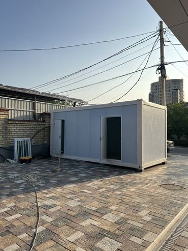 Контейнеры: Бытовой модуль/контейнерное здание (вагончик) - Размер приблизительно — 12