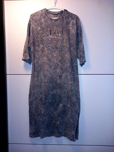 animal print baletanke: M (EU 38), color - Grey, Other style, Long sleeves