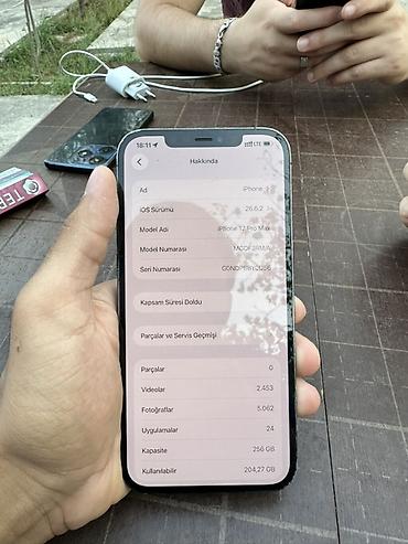 iphone xs satilir: IPhone 12 Pro Max, Sierra Blue, Face ID — 8