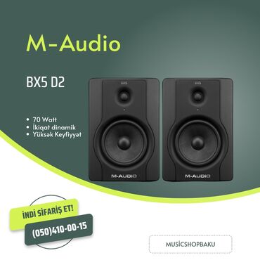 Akustik gitaralar: M-audio dinamik

Model: BX5 D2

İnstagram: musicshopbaku