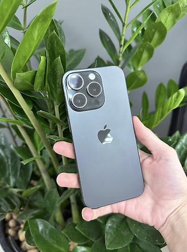 IPhone 15 Pro, Б/у, 256 ГБ, Matte Space Gray, 82 %