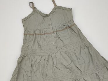 długa sukienka butelkowa zieleń: Dress, 11 years, 140-146 cm, condition - Very good