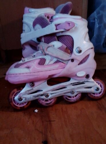 7 ci sinif riyaziyyat tqdk pdf: Uşaq üçün təkərli konki (inline skeyt) – çəhrayı/ağ rəngdə