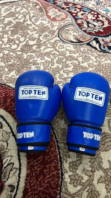 детские боксерские перчатки купить: Боксерские перчатки TOP TEN, синие. - Бренд: TOP TEN (Germany), серия