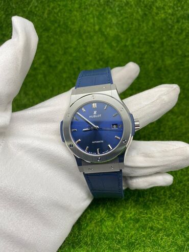 швейцарские часы hublot: Hublot Classic Fusion Blue Titanium ️Премиум качество (суперклон)!