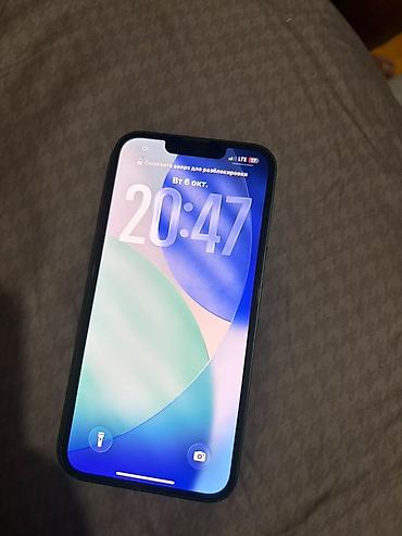 IPhone 13, зелёный цвет Айфон 13 сатылат, 128 гб, акб 77% все