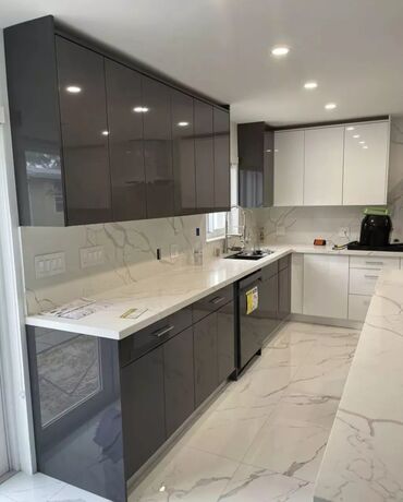 Sifarişlə mətbəx mebeli: Sifarişlə mətbəx dəsti, Özü çəkən petlələr, Sadə laminat, Kredit var, Rayonlara çatdırılma, Pulsuz çatdırılma — 15