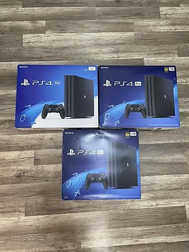ps 4 diskləri: Sony PlayStation 4 Pro – 1TB (Jet Black) - Rəsmən PS4 Pro modeli — 1