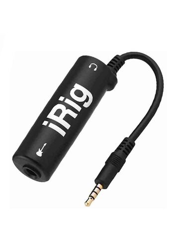 Магнитофоны: IRig gitar/alogir qarşılayıcı adapter - Smartfona və planşetə TRRS