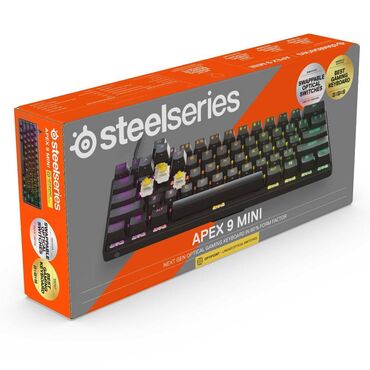 Клавиатуры: SteelSeries Apex 9 Mini примечательна компактной раскладкой с 61