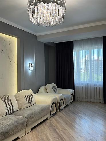 юни з: 3 комнаты, 93 м², сквер Тоголок Молдо Элитка, 4 этаж, Евроремонт — 8