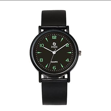 gun eynəyi: Xanımlar və bəylər üçün Fosfor İşıqlı Minimalist Moda Kvars Saatı — 4