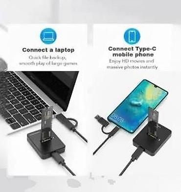 Doking stanice: Gembird Desktop SSD Dock – USB-C/USB-A dok za NVMe M.2 SSD Opis: - — 20