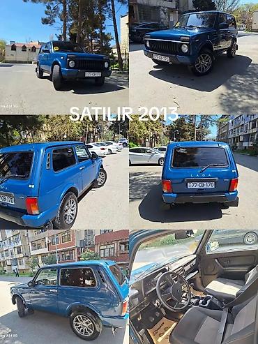 niva disqləri: Lada Niva 4x4, 2013 buraxılış • Kuzov: 3 qapılı, mavi rəng • — 1