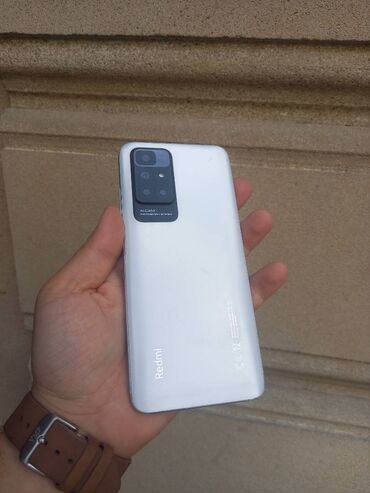 Apple iPhone: Redmi 10 (2022), 128 GB, rəng - Ağ, Zəmanət, Barmaq izi, Simsiz şarj