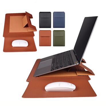 Чехлы и сумки для ноутбуков: Чехол с подставкой Sleeve with Stand (PU) 15.4д
Арт.2158