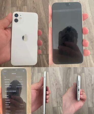 iphone ekrani: IPhone 11, 128 GB, Ağ