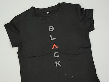 czarna: Black, T-shirt damski, rozmiar M — 1
