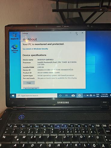 filteri za usisivace: Samsung R510 laptop - Ekran: 15.6" (široki format) - Procesor: Intel — 2