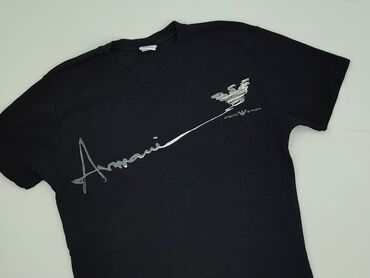 t shirt i marynarka: Emporio Armani, T-shirt for men, size S