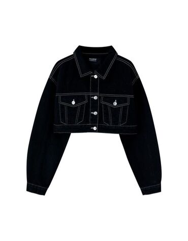 цех по пошиву одежды: Джинсовая жилетка черная, с завязкой сзади