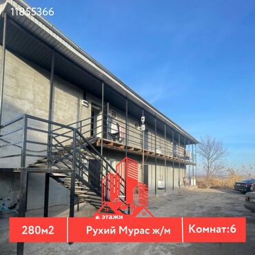 улуш жер арендага: 📍 Рухий-Мурас 🔘6-комнатная 🔘Этажи 2 🔘280м2 Продается уникальный дом