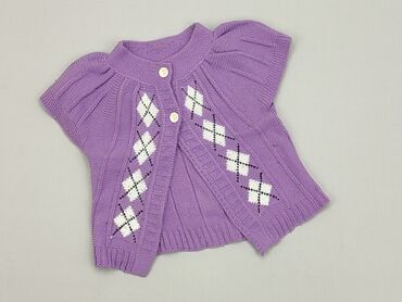 liliowe jeansy: Cardigan, 3-6 months, condition - Good