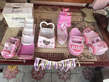 sade dırnaq bezekleri: Mövzu: “Baby Girl” mövzulu dekor dəsti Təsvir: - Qız uşağı üçün — 4
