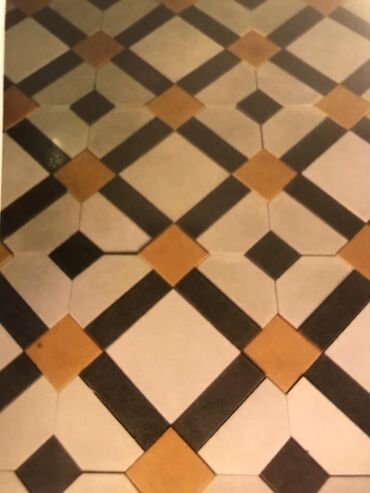 Kafel və metlax: Müxtəlif rəng və dizaynlarda olan səki plitələri. Bu plitələr — 50