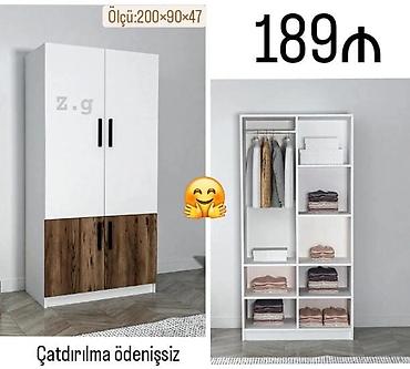 bez dəyişmək ucun komod: Dolab yeni qarderob paltar dolabı güzgüsüz — 1