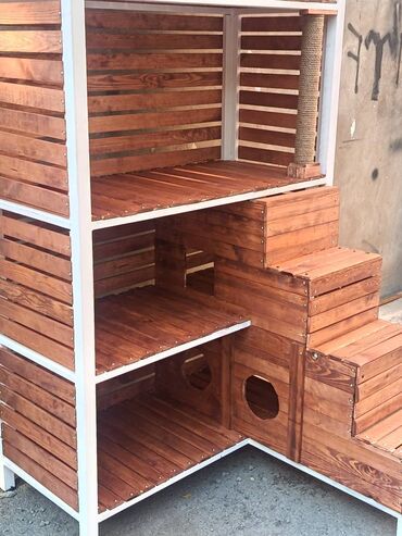 Yuvalar: Pişik evləri sifarişlər həm ev üçün həm heyət üçün ölçüsünə və — 12